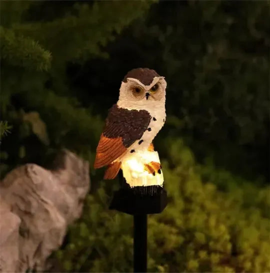 🦉 Solar Owl LED Garden Light